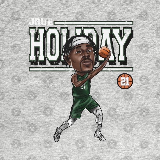 Jrue Holiday Milwaukee Cartoon by MASTER_SHAOLIN